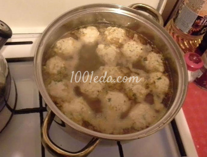 Суп с мясными фрикадельками и нутом: рецепт с пошаговым фото