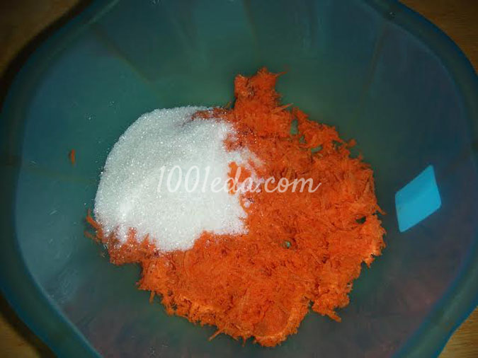 Печенье с морковью на ржаной муке