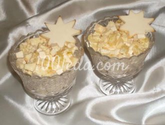 Новогодний фруктовый салат с сыром: рецепт с пошаговым фото