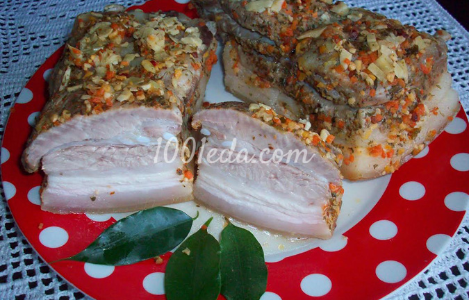 Вареная свиная грудинка в пакетах: рецепт с пошаговым фото