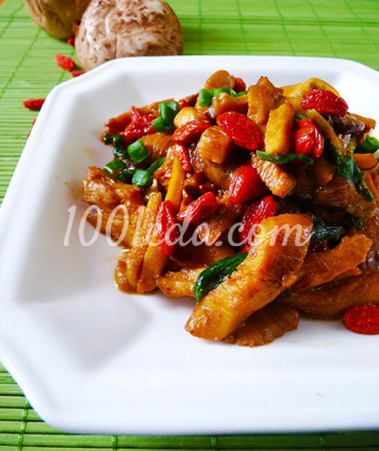 Курица по-китайски с грибами: рецепт с пошаговым фото