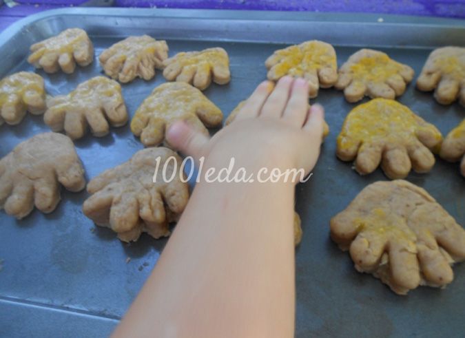 Печенье Сладкая ладошка: рецепт с пошаговым фото