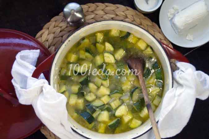 Кабачковый крем-суп с базиликовыми греночками: рецепт с пошаговым фото 