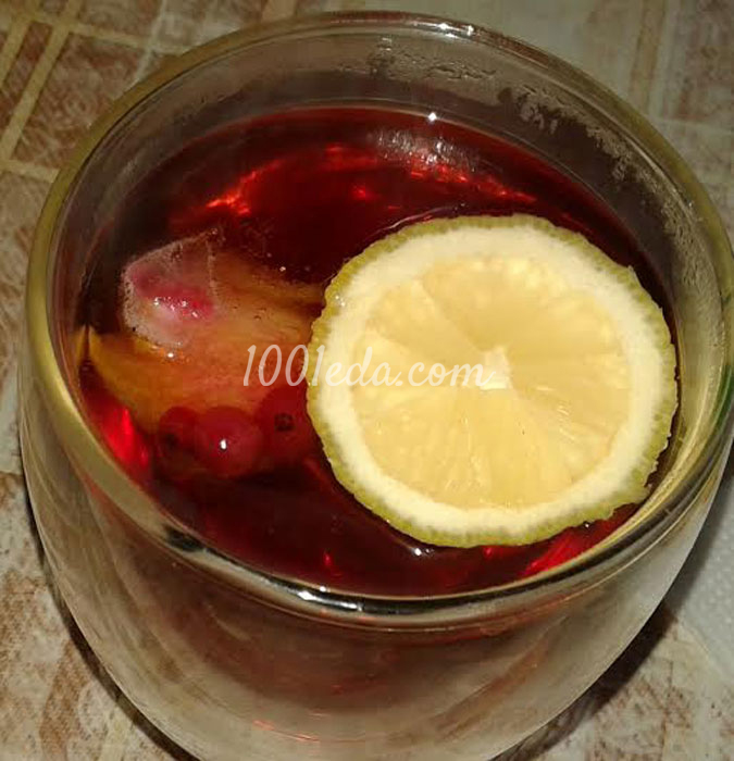 Зимний чай с фруктовым льдом: рецепт с пошаговым фото
