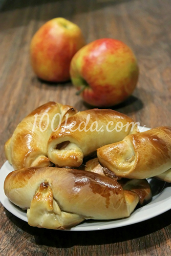 Рогалики с яблоком и корицей: рецепт с пошаговым фото