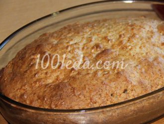 Яблочный пирог с орехами