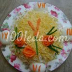 Салат с морковкой и шпротами