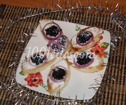 Закуска с икрой для новогоднего стола и не только: рецепт с пошаговым фото