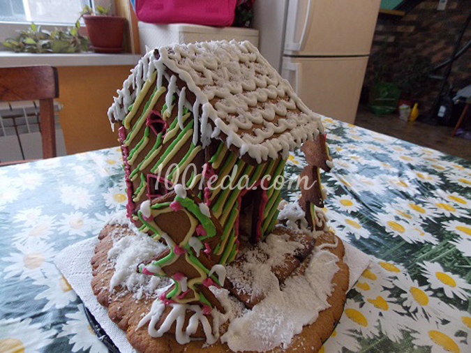 Рождественский пряничный домик: рецепт с пошаговым фото