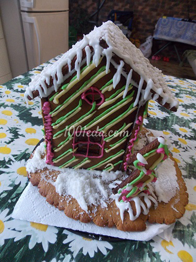 Рождественский пряничный домик: рецепт с пошаговым фото