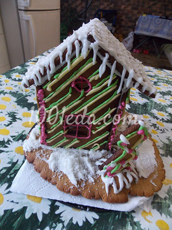  Рождественский пряничный домик: рецепт с пошаговым фото