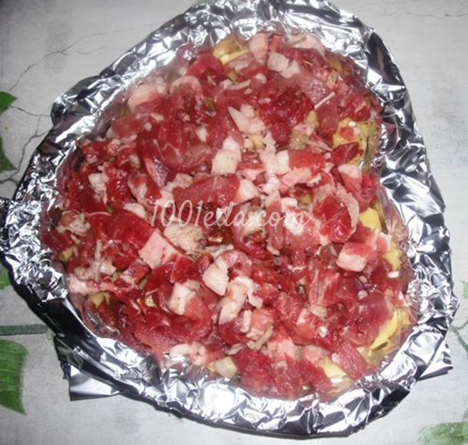Мясная запеканка с овощами под сыром Лентяйка: рецепт с пошаговым фото