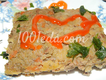 Печеночно-кабачковое суфле для любимых : рецепт с пошаговым фото