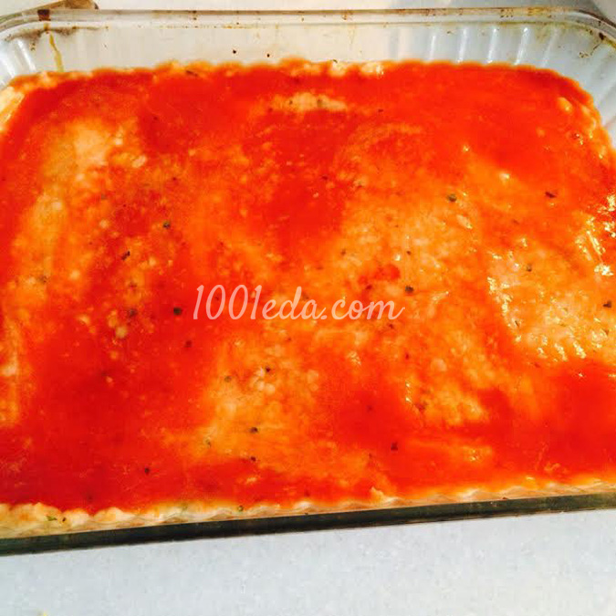 Рыбная запеканка в томатной заливке: рецепт с пошаговым фото