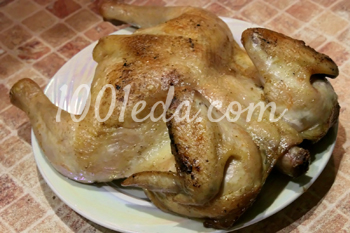 Цыпленок, обжаренный и запеченный в духовке: рецепт с пошаговым фото