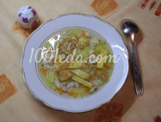 Куриный суп с блинчиками: рецепт с пошаговым фото