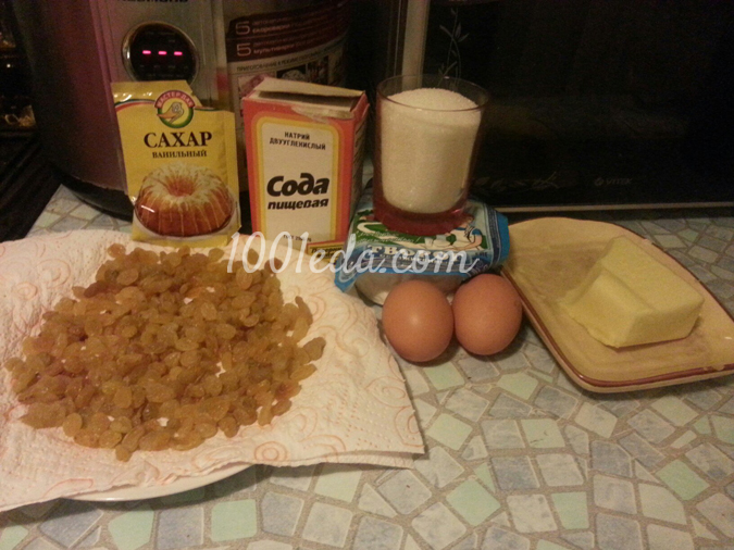 Творожный кекс с изюмом: рецепт с пошаговым фото