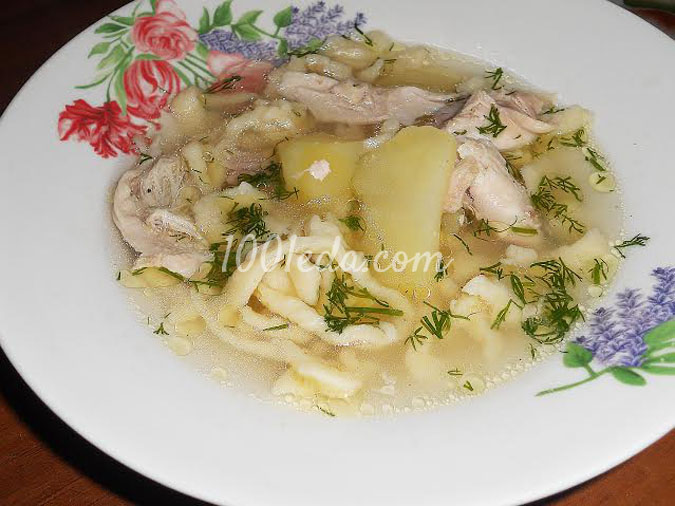 Домашний суп-лапша: рецепт с пошаговым фото