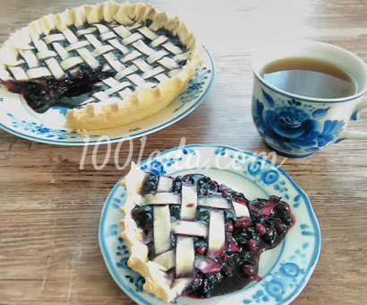 Черничный пирог: рецепт с пошаговым фото