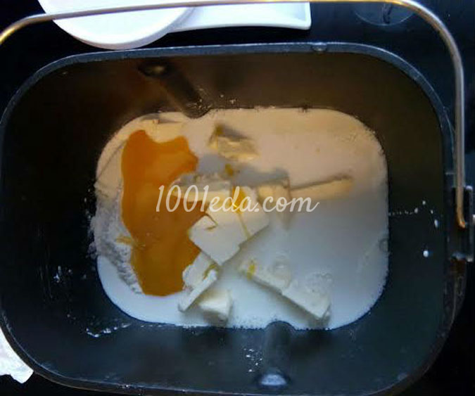Белый хлеб с цукатами, изюмом и финиками: рецепт с пошаговым фото