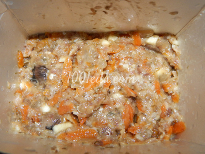 Мясной хлеб с грибной зажаркой: рецепт с пошаговым фото