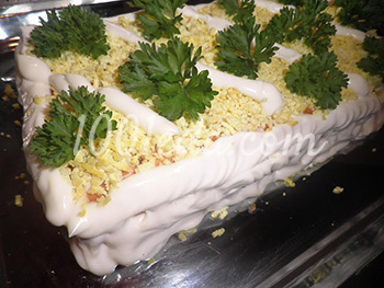 Рыбный торт: рецепт с пошаговым фото