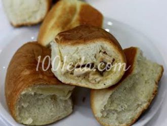 Пирог из булочек с курицей и луком в мультиварке: рецепт с пошаговым фото