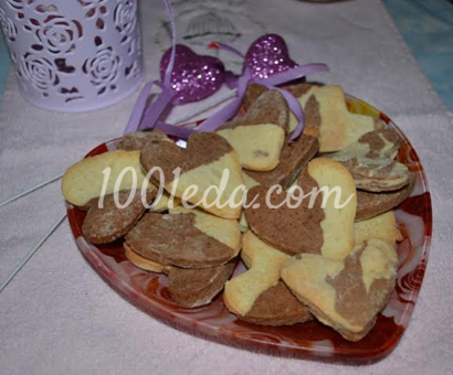 Печенье Влюбленная парочка: рецепт с пошаговым фото
