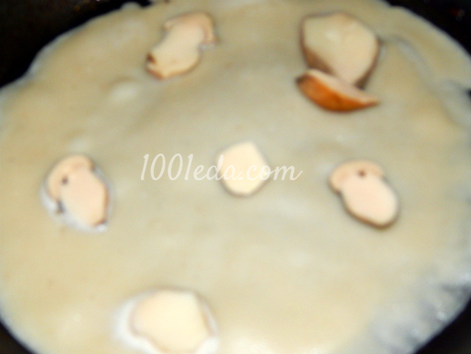 Чайные блинчики с грибами: рецепт с пошаговым фото