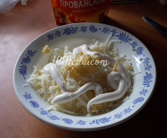Блинчики с чесночно-сырной начинкой: рецепт с пошаговым фото