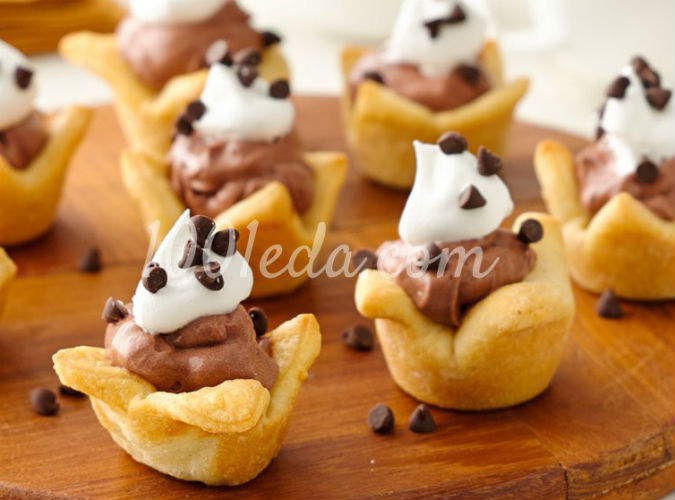 Шелковые мини-пирожные по-французски: рецепт с пошаговым фото