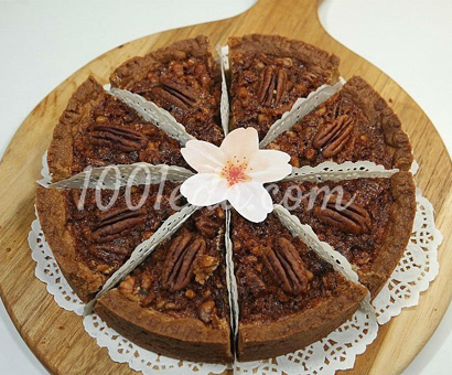 Пирог с грецким орехом и пеканом: рецепт с пошаговым фото