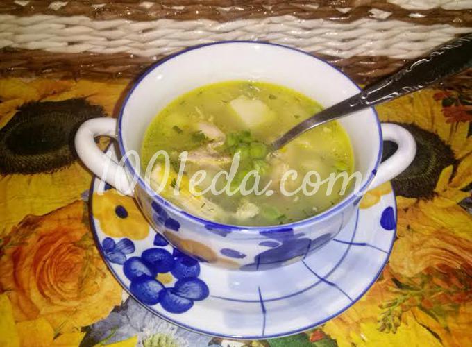 Лёгкий суп с молодым зелёным горошком и куриной грудкой для детей: рецепт с пошаговым фото
