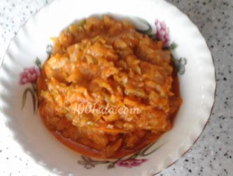 Икра кабачковая с морковью и сладким перцем
