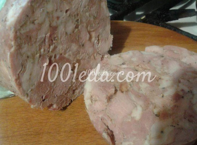 Ветчина из свиного окорока в мультиварке: рецепт с пошаговым фото
