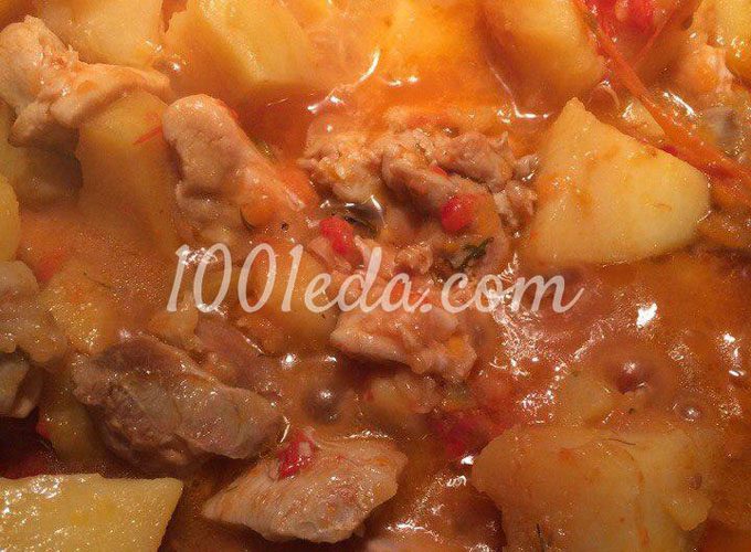 Ароматное рагу с курицей, картофелем и лечо: рецепт с пошаговым фото