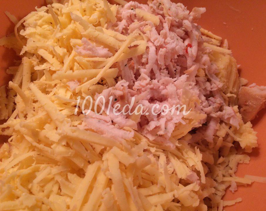Куриная грудка с сыром и ветчиной: рецепт с пошаговым фото - Шаг№3