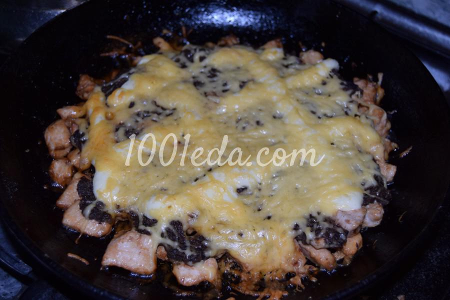 Куриная грудка с грибами в духовке: рецепт с пошаговым фото - Шаг №5