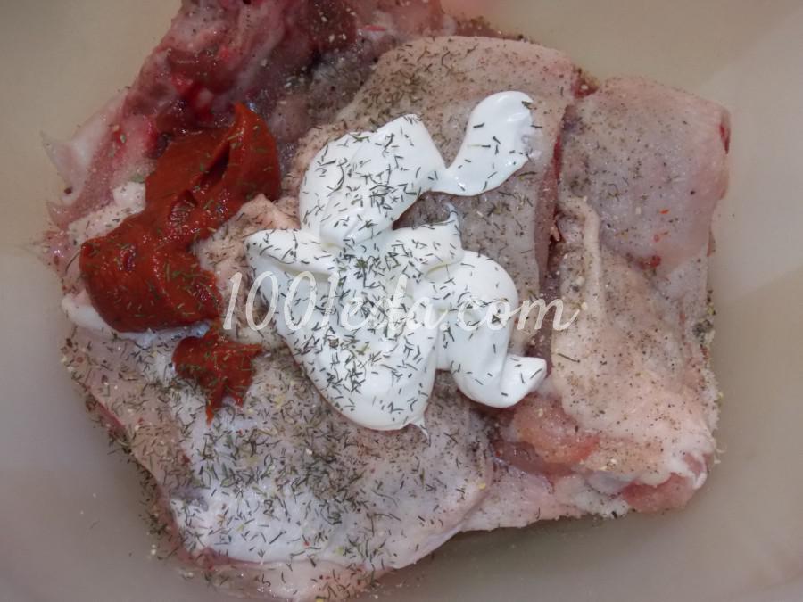 Курица в сметанно-томатном маринаде с кунжутом: рецепт с пошаговым фото - Шаг №2