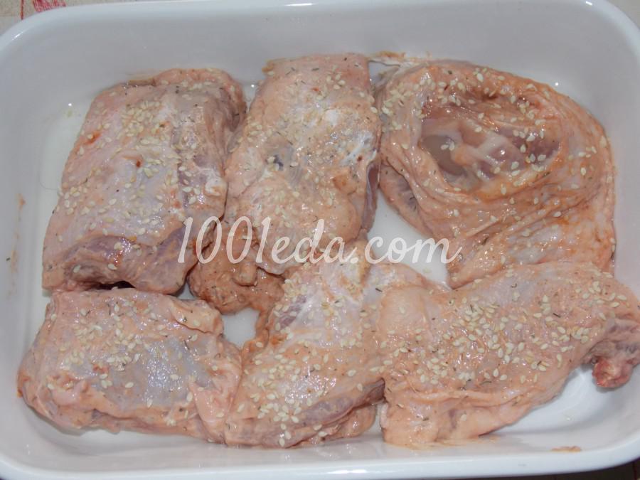 Курица в сметанно-томатном маринаде с кунжутом: рецепт с пошаговым фото - Шаг №4