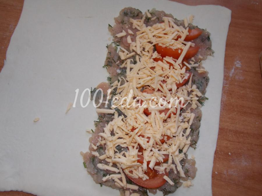 Закрытый пирог-пицца с фаршем: рецепт с пошаговым фото - Шаг №6