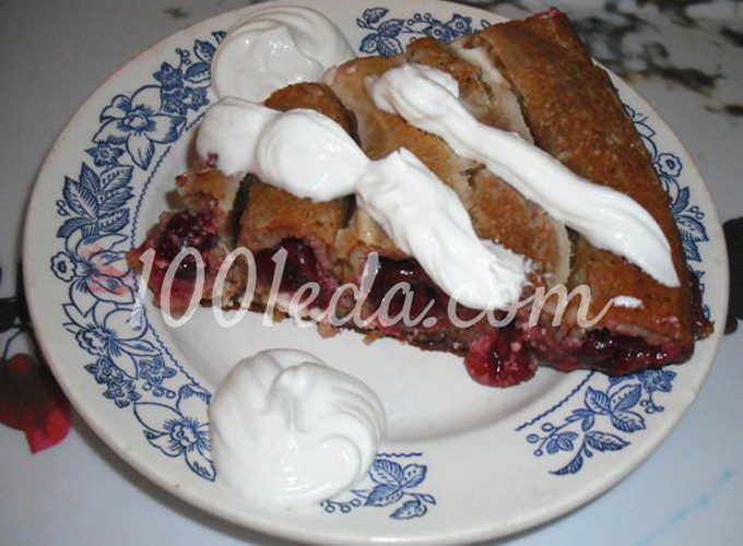 Блинный пирог Улитка с творожным кремом и вишневым желе: рецепт с пошаговым фото