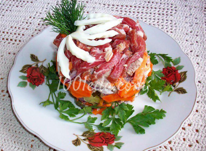Салат мясной праздничный Для мужчин