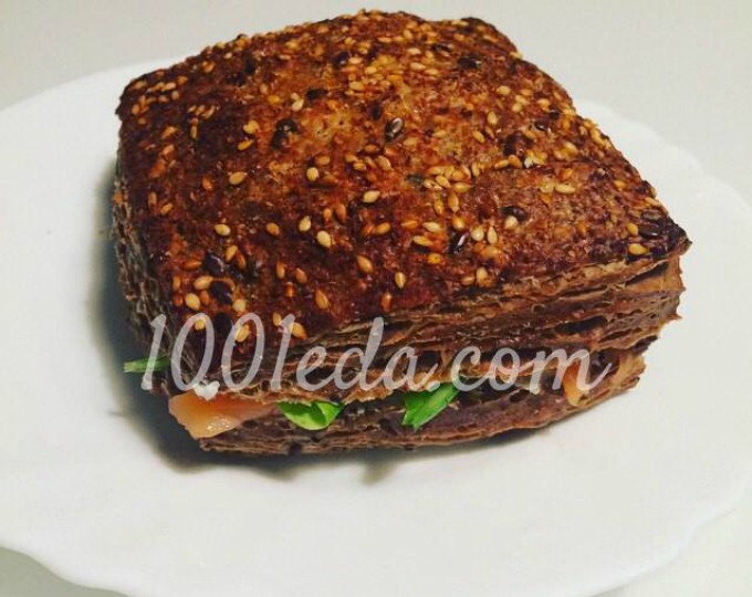 Сандвич с форелью и рукколой: рецепт с пошаговым фото