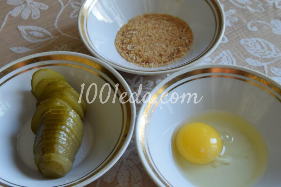 Жареные соленые огурцы: рецепт с пошаговым фото - Шаг №1