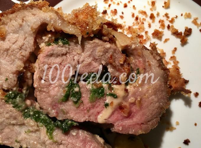 Рулет из свинины в панировке: рецепт с пошаговым фото