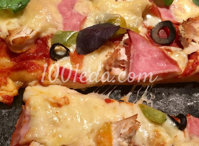 Пицца сытная мужская: рецепт с пошаговым фото