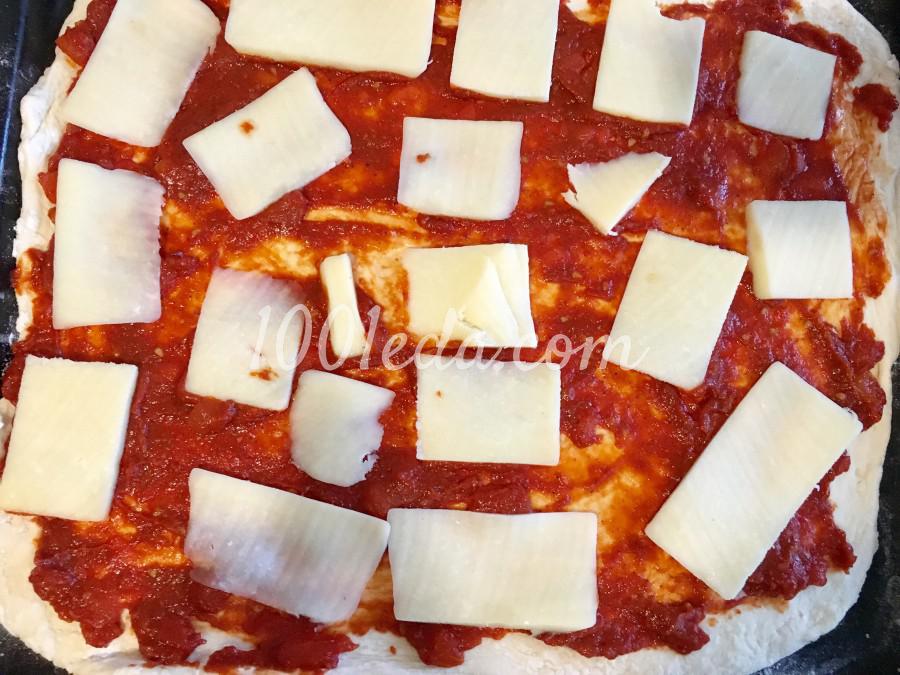Пицца сытная мужская: рецепт с пошаговым фото - Шаг №6