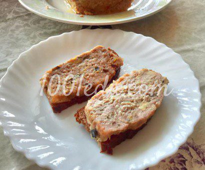 Мясной хлеб с шампиньонами и сыром: рецепт с пошаговым фото
