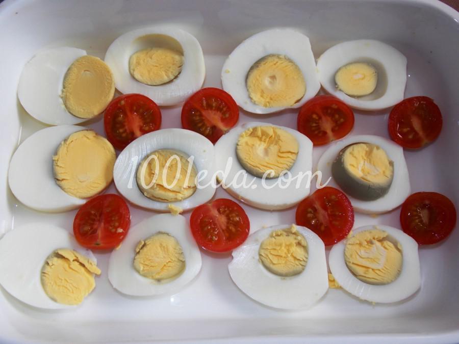 Яйца, запечённые с соусом, под сыром: рецепт с пошаговым фото - Шаг №1